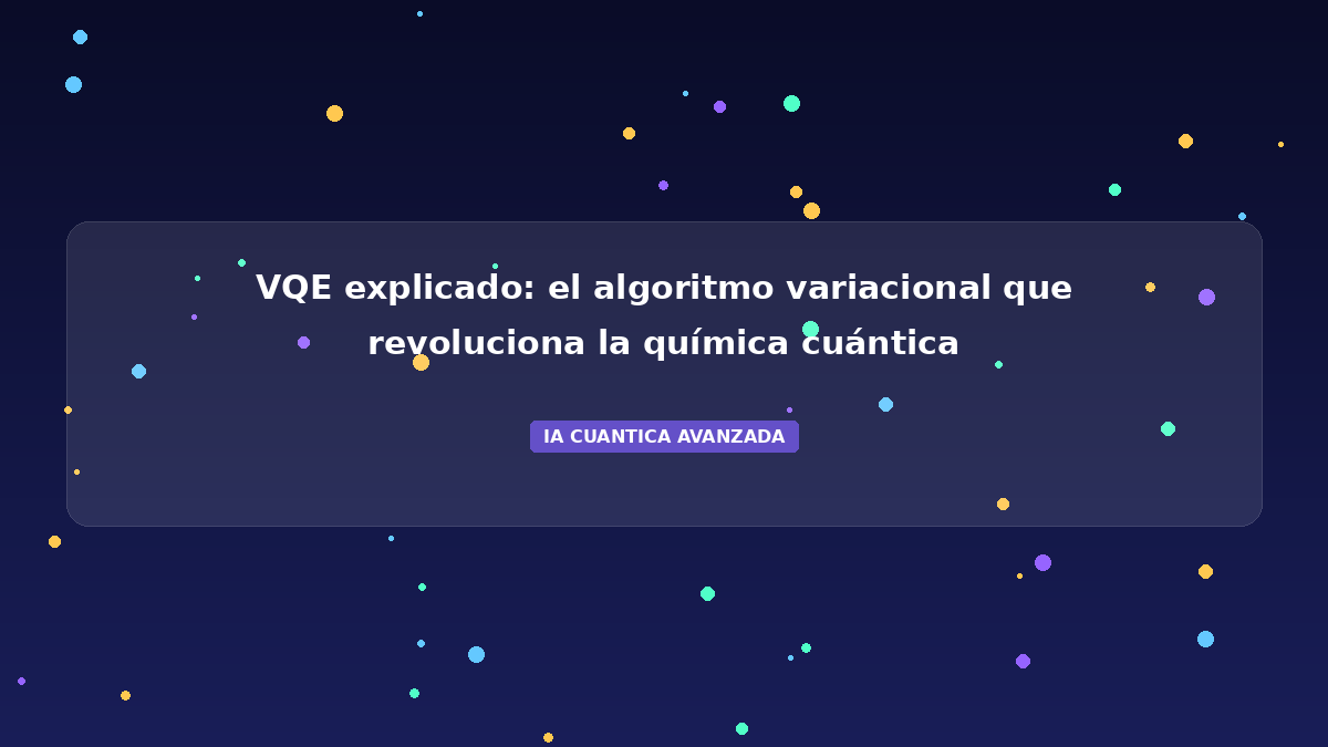 VQE 2026: Algoritmo Variacional para Química Cuántica