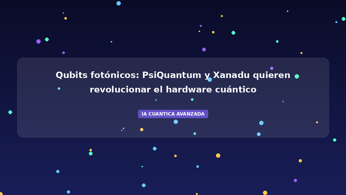 Qubits Fotónicos 2026: PsiQuantum y Xanadu Explicados