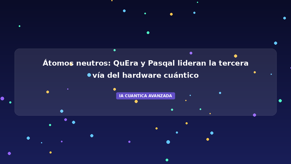 Átomos Neutros 2026: QuEra y Pasqal en la