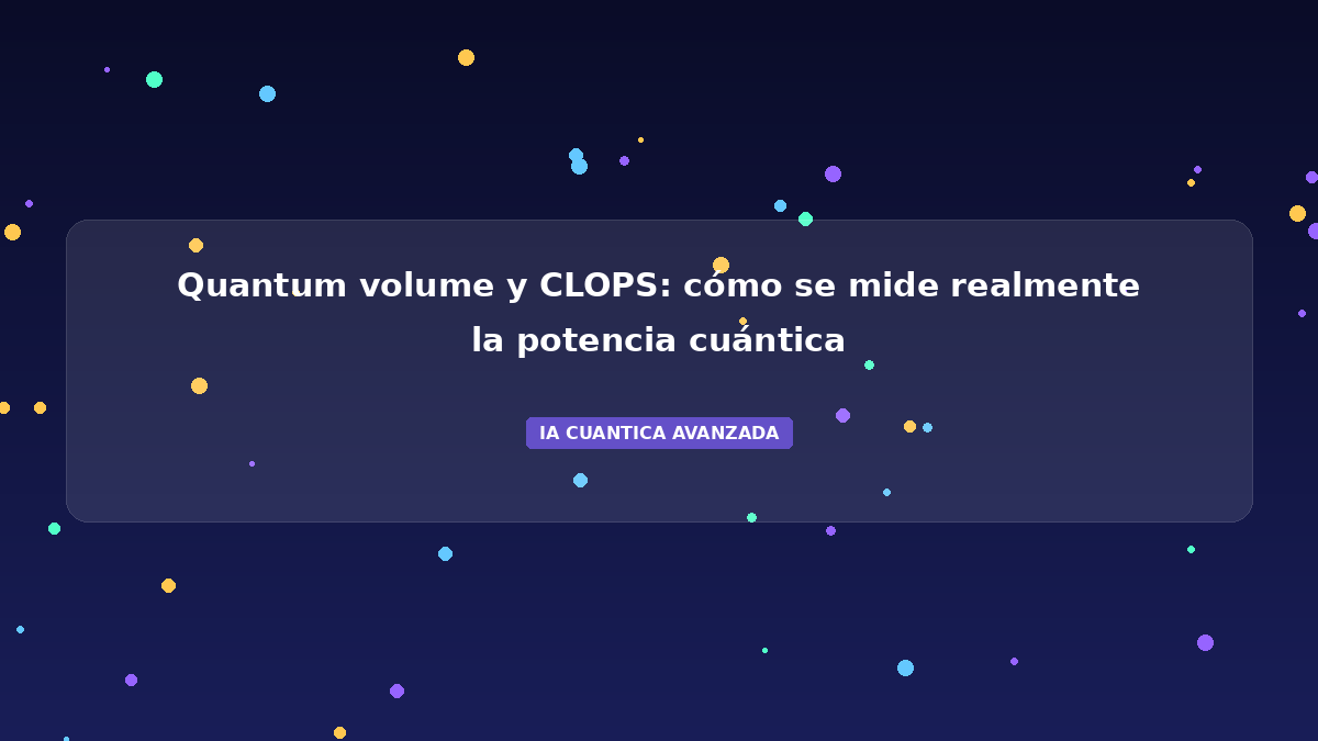 Quantum Volume y CLOPS 2026: Medir la Potencia