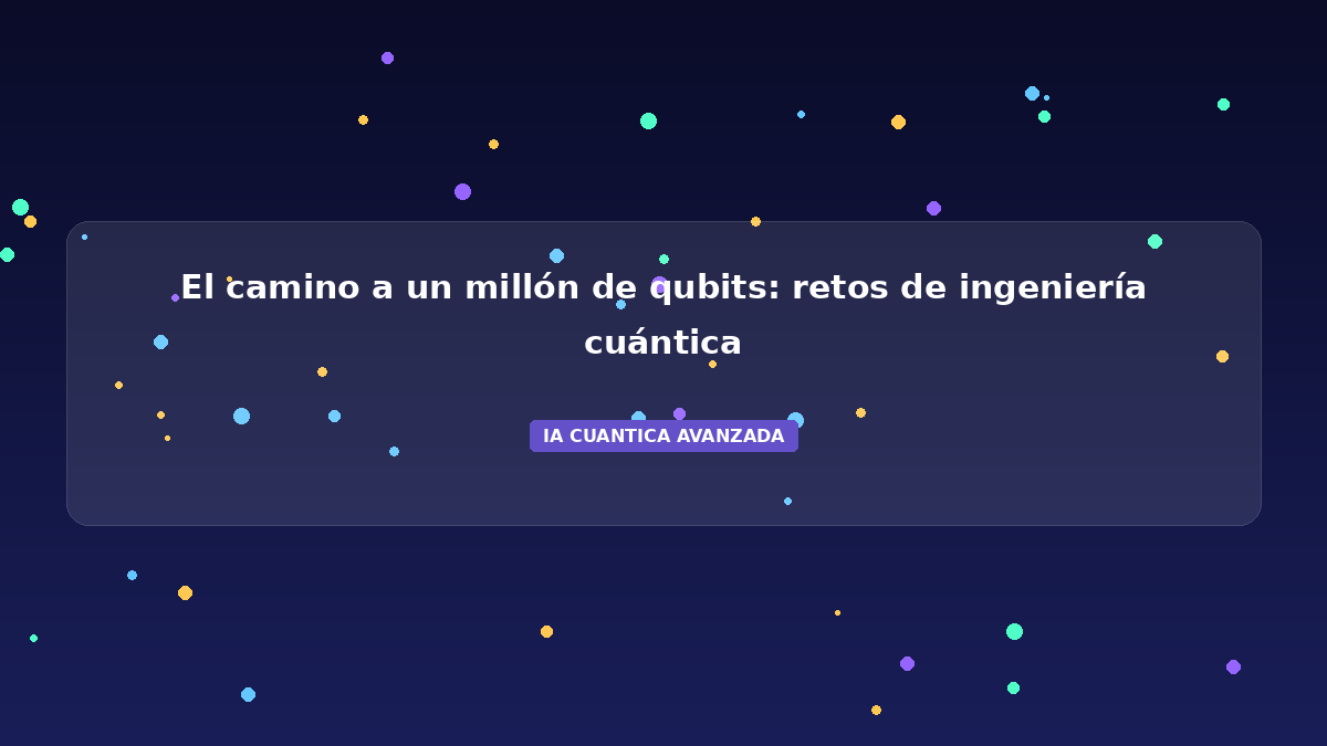 El Camino al Millón de Qubits: Retos de