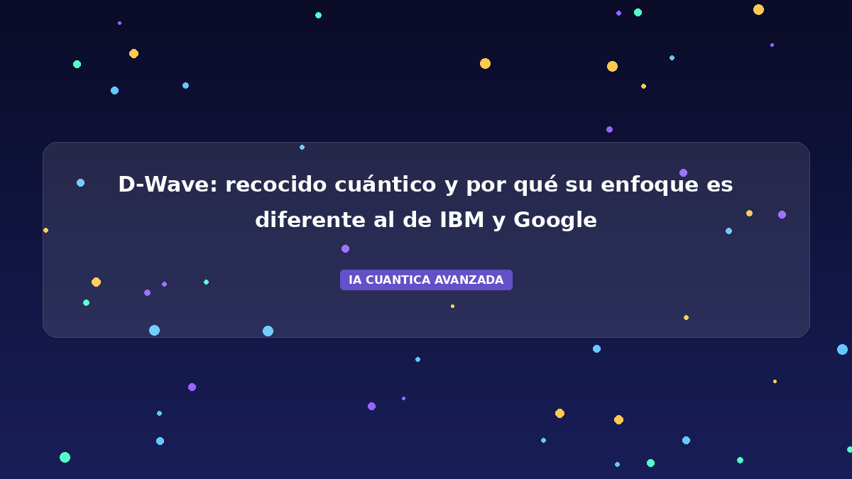 D-Wave 2026: Recocido Cuántico vs IBM y Google
