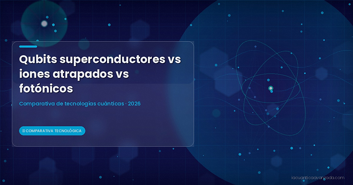 Qubits: Superconductores vs Iones vs Fotónicos