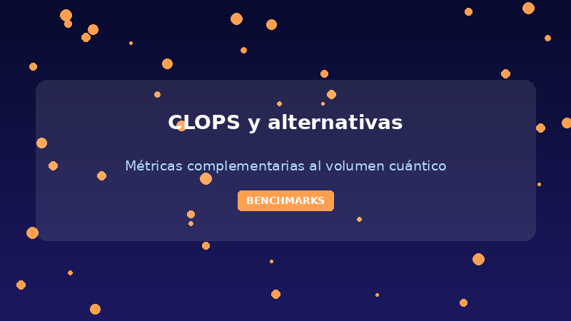 CLOPS y alternativas al volumen cuántico benchmarks cuánticos