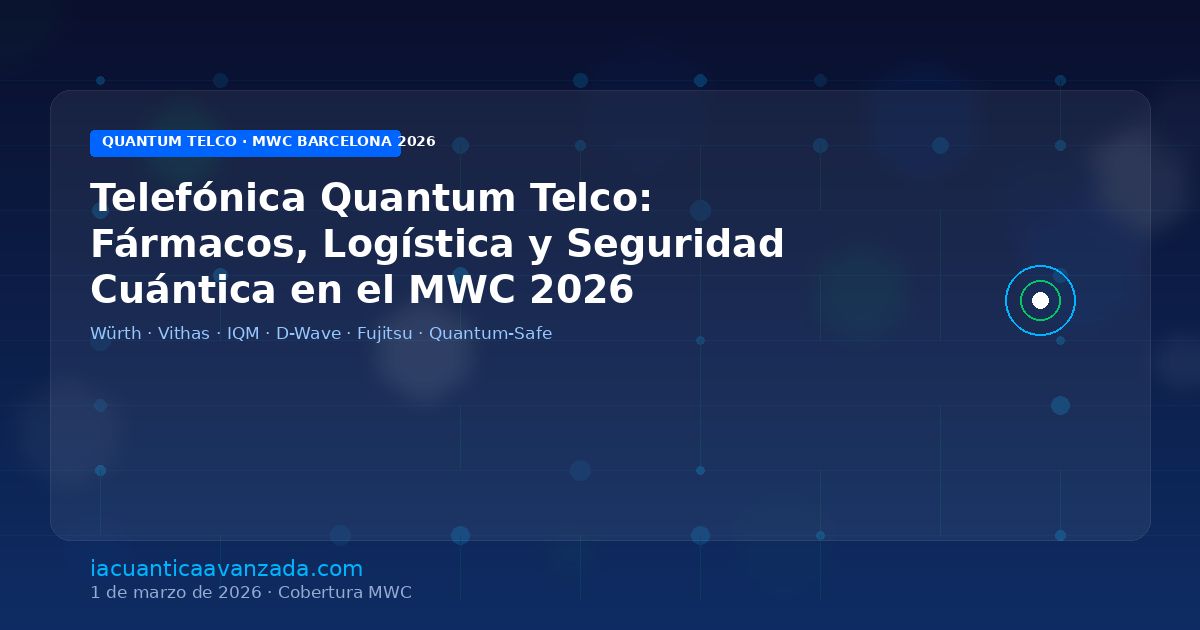 Telefónica Quantum 2026: Telco Cuántica en el MWC